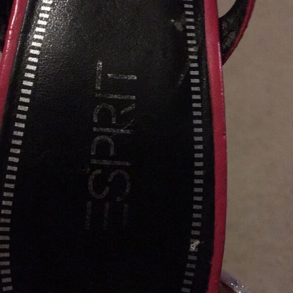 Esprit heels size 8 pink side zipper tall heel - Picture 8 of 9